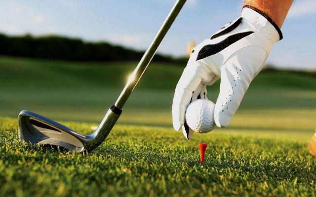 Golf precisionism 3d rendering blurry free wallpaper - medium preview image