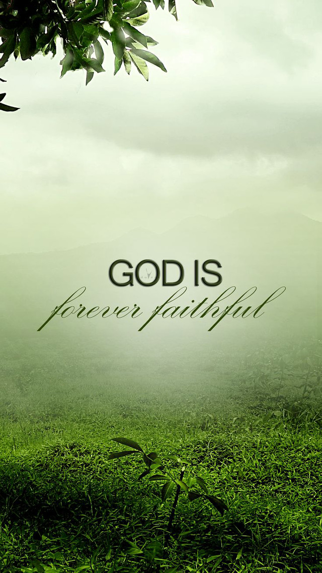 Green field tree quote god free wallpaper - medium preview image