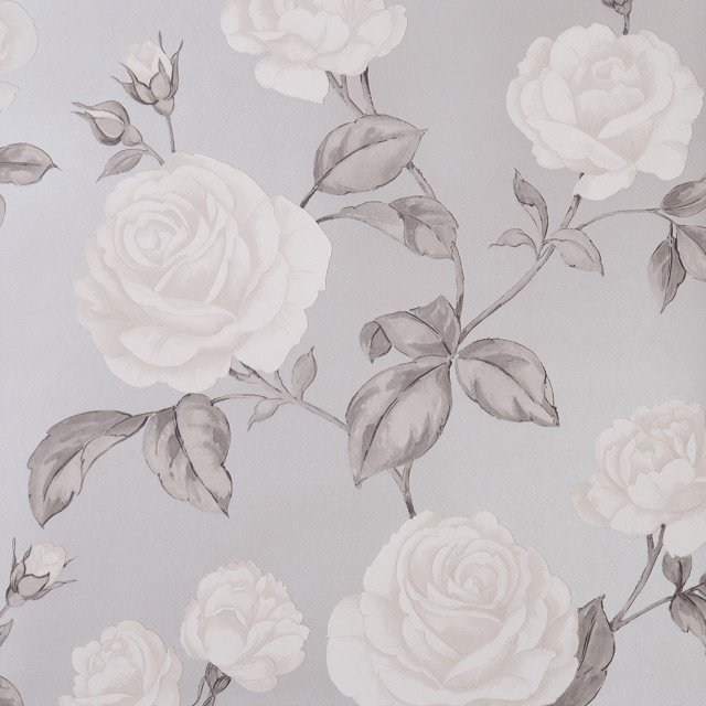 Flower pattern wall clock decoration #2 free wallpaper - medium preview image