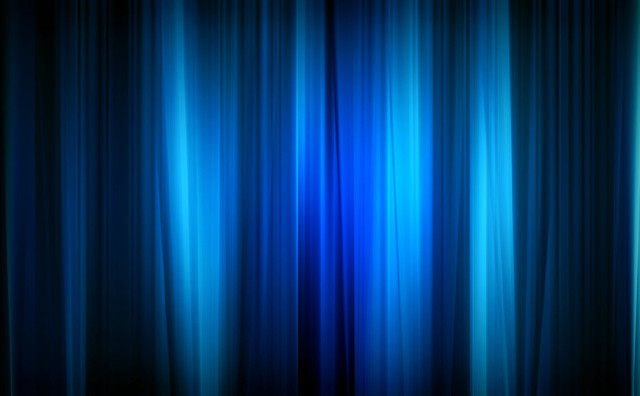 Blue curtain black background white #2 free wallpaper - medium preview image