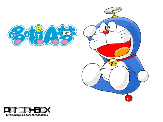 Cartoon character red nose blue free wallpaper - medium preview image