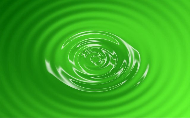 Green background circular design white free wallpaper - medium preview image