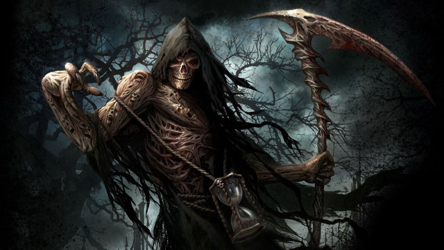 Skeleton grime sceptacle dark forest free wallpaper - medium preview image