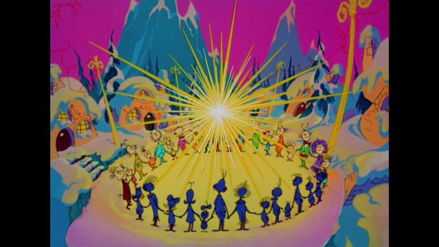 Cartoon scene group people starburst free wallpaper - medium preview image