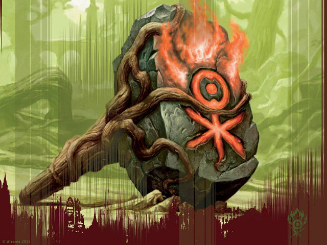 Strange object red black design free wallpaper - medium preview image