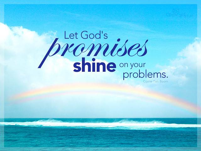 Rainbow ocean god promises shine free wallpaper - medium preview image