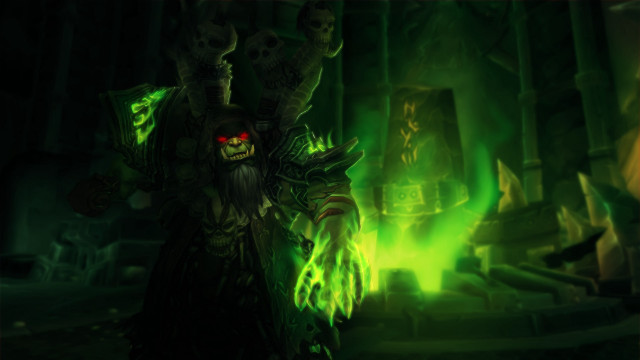 Man green glowing face arm free wallpaper - medium preview image