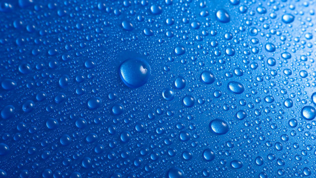 Blue background water drops blue free wallpaper - medium preview image