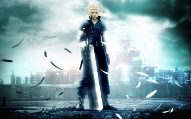 Man city birds flying sword free wallpaper - medium preview image