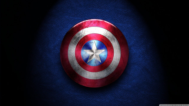 Captain america shield blue black #2 free wallpaper - medium preview image