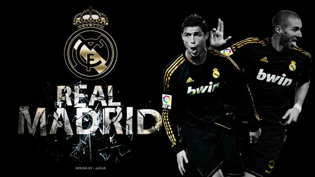 Real madrid wallpapers black gold free wallpaper - medium preview image