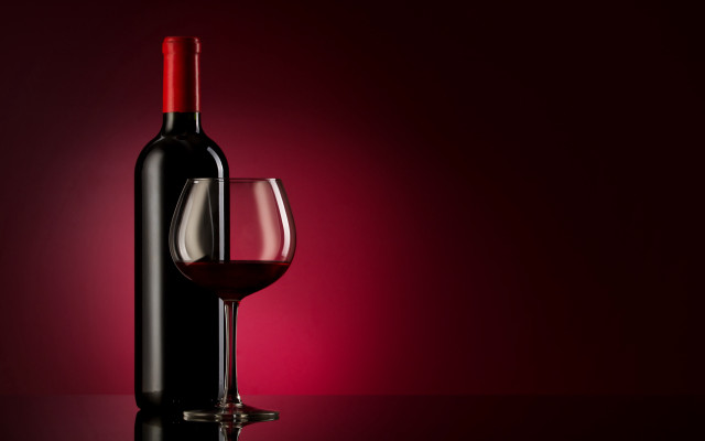 Wine bottle glass table red #2 free wallpaper - medium preview image
