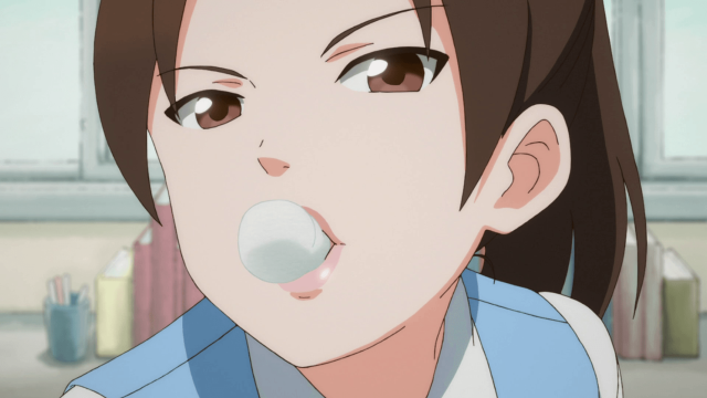 Woman nose bubble room window free wallpaper - medium preview image