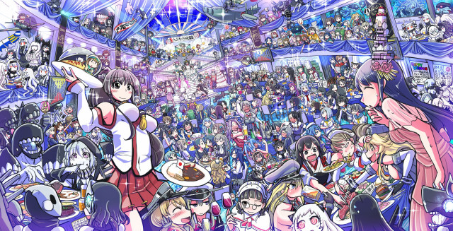 Group people room lights woman free wallpaper - medium preview image