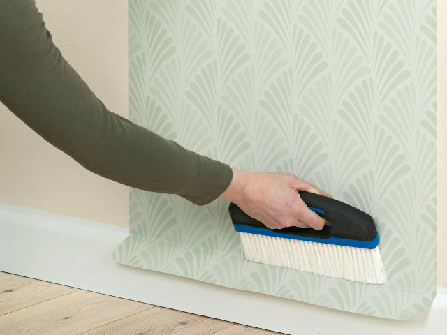 Person brush wall wallpaper pattern free wallpaper - medium preview image