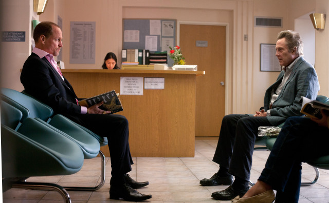Waiting room two men woman #2 free wallpaper - medium preview image