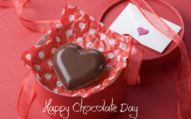 Heart chocolate red ribbon envelope free wallpaper - medium preview image