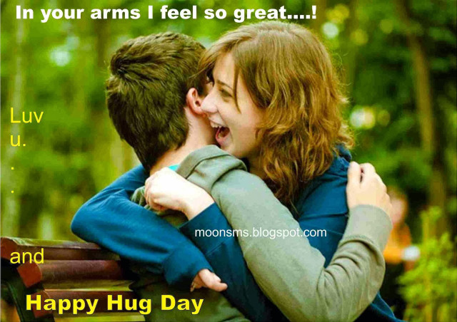 Couple hugging bench message love free wallpaper - medium preview image