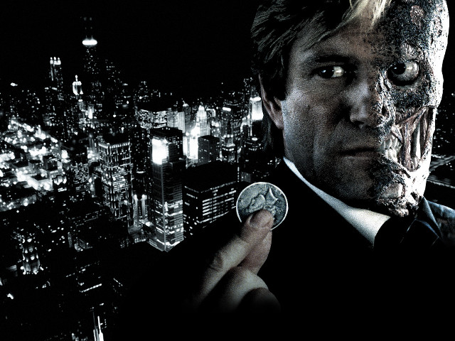 Man suit coin hand city free wallpaper - medium preview image