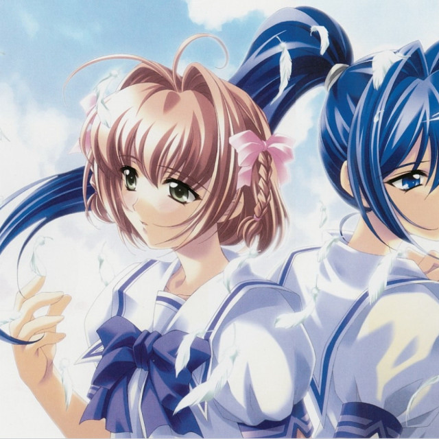 Anime girls blue hair white #5 free wallpaper - medium preview image
