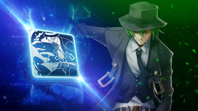 Man in suit hat green free wallpaper - medium preview image
