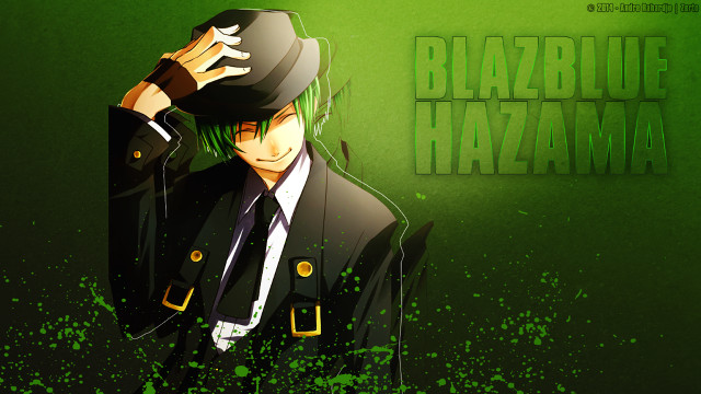 Man suit hat green background free wallpaper - medium preview image