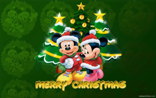 Mickey minnie mouse christmas wallpaper #2 free wallpaper - medium preview image