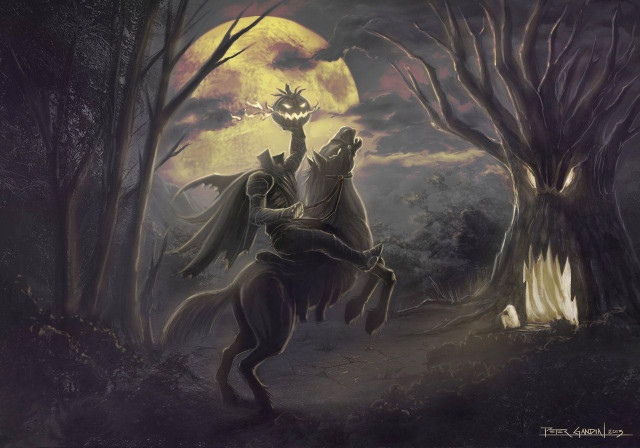 Man horse woods demon full free wallpaper - medium preview image
