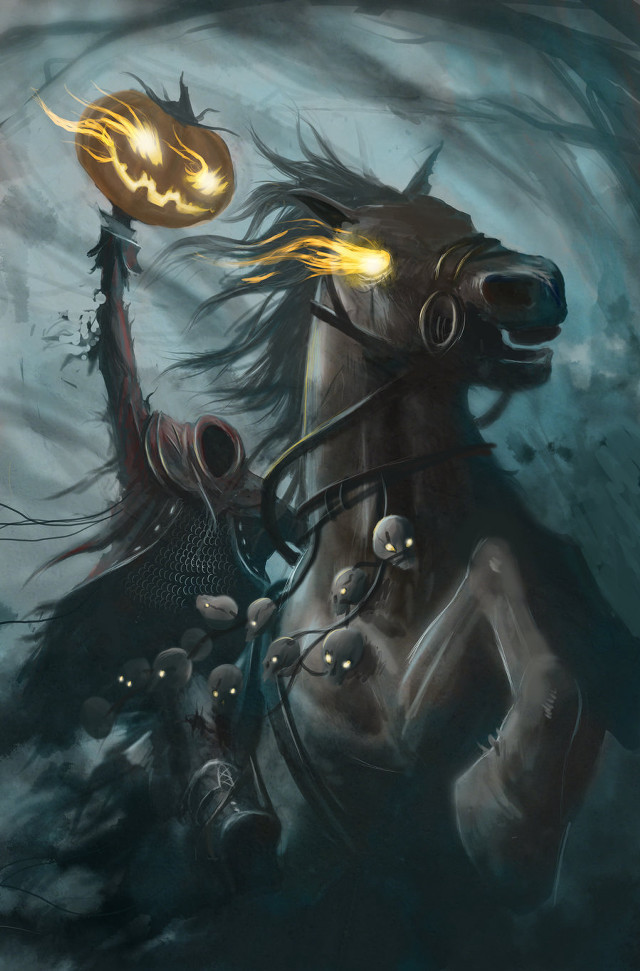 Horse fire mouth rider flame free wallpaper - medium preview image
