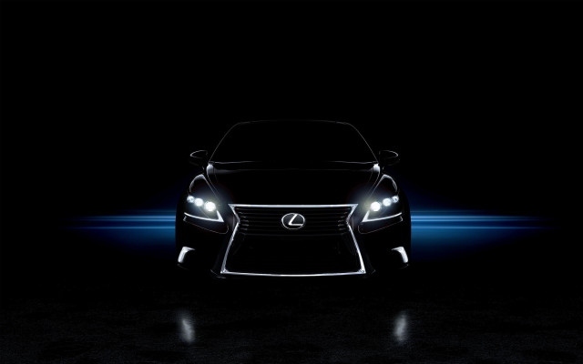Car dark headlights glowing night #4 free wallpaper - medium preview image