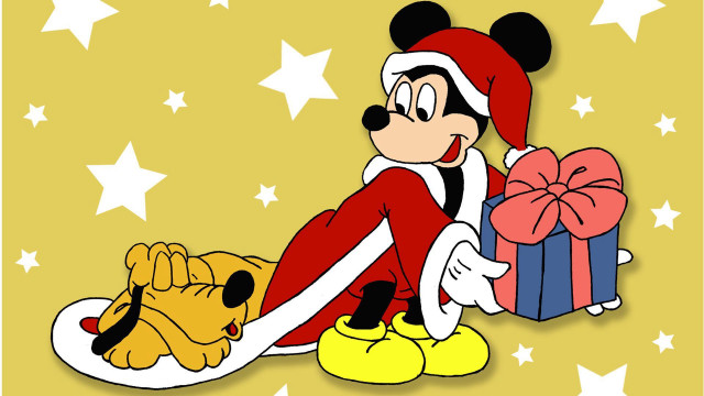 Cartoon character gift box dog free wallpaper - medium preview image
