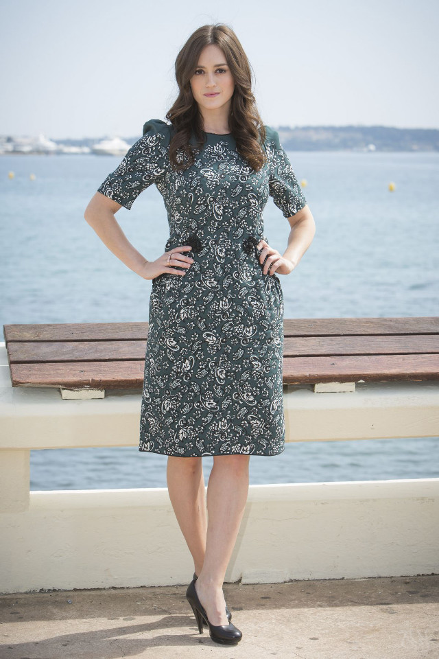 Woman pier ocean dress floral free wallpaper - medium preview image