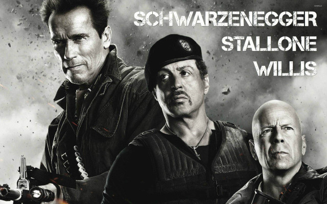 Movie poster two men guns free wallpaper - medium preview image