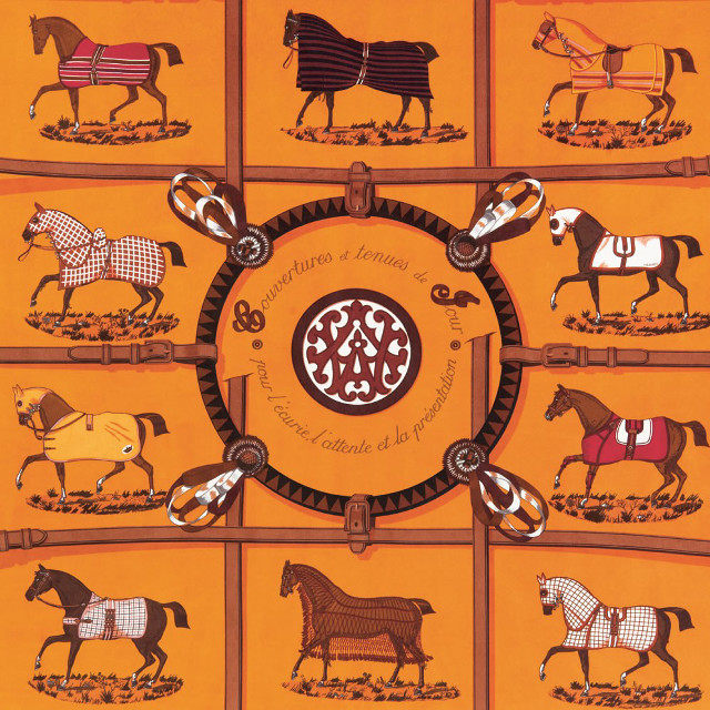 Horses tile wall circle image free wallpaper - medium preview image