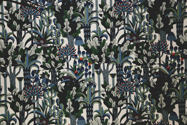 Flower leaf pattern black background free wallpaper - medium preview image