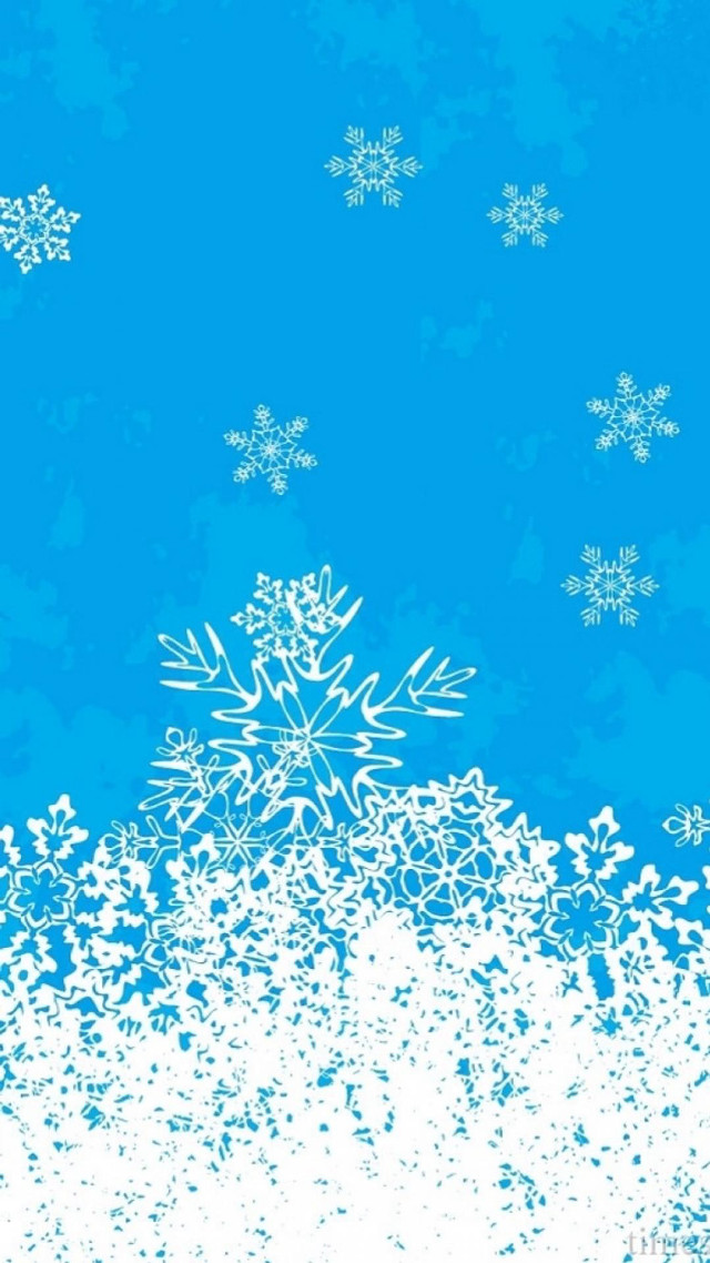 Snowflake blue background foreground snowflakes free wallpaper - medium preview image