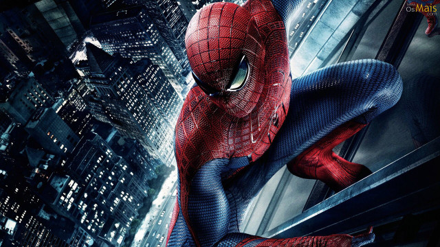 Spider man city cityscape background #4 free wallpaper for desktop - medium preview image