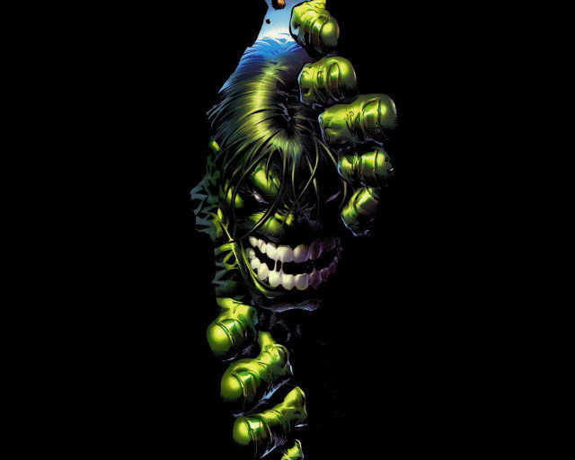 Green monster shock art bill #2 free wallpaper - medium preview image