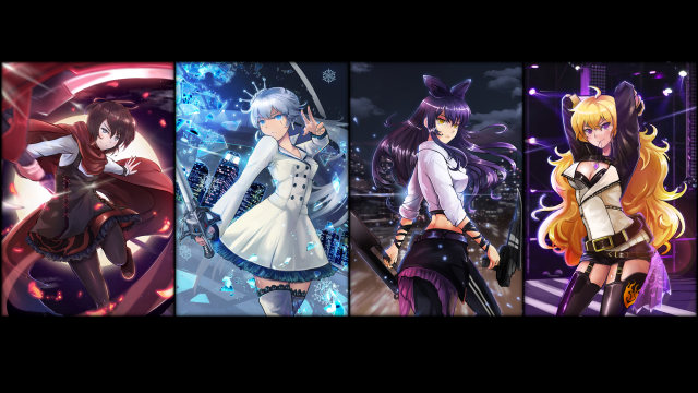 Anime characters outfits hair colors #2 free wallpaper - medium preview image
