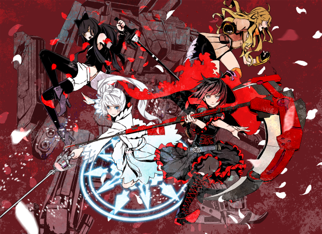 Anime characters swords blood red #2 free wallpaper - medium preview image