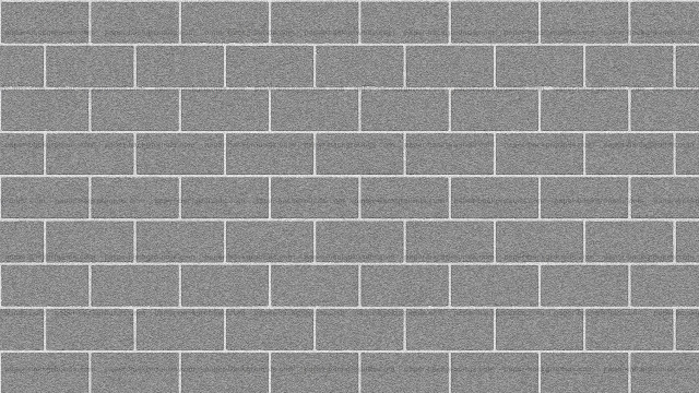 Gray brick wall white black free wallpaper - medium preview image