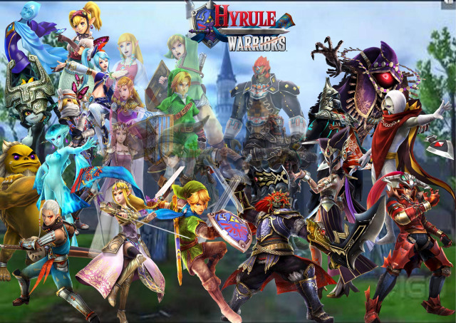 Hyrule warriors characters swords armor free wallpaper - medium preview image