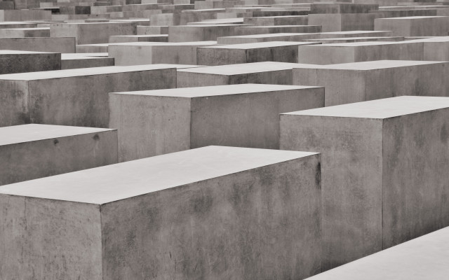 Concrete blocks group field sky free wallpaper - medium preview image
