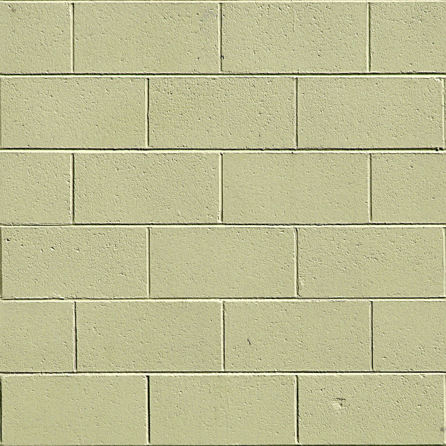 White brick wall green grass free wallpaper - medium preview image
