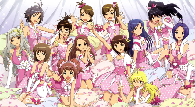 Girls pink dresses pink blanket free wallpaper - medium preview image