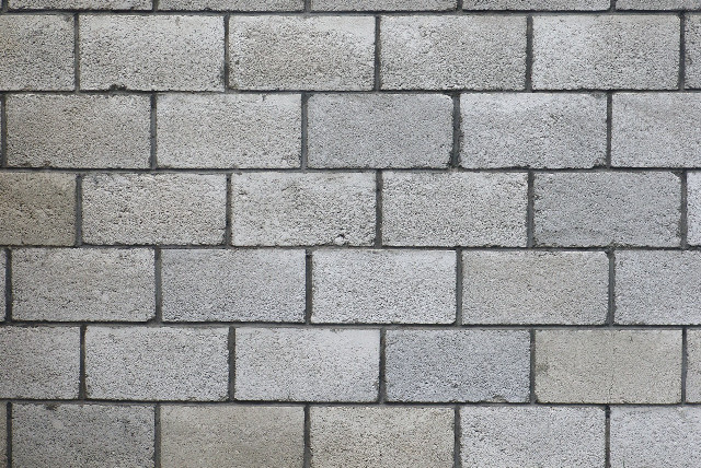 Brick wall white gray cat free wallpaper - medium preview image