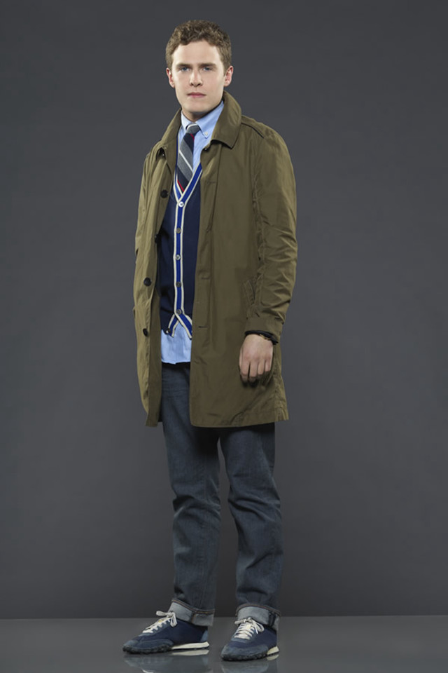 Man trench coat tie studio free wallpaper - medium preview image