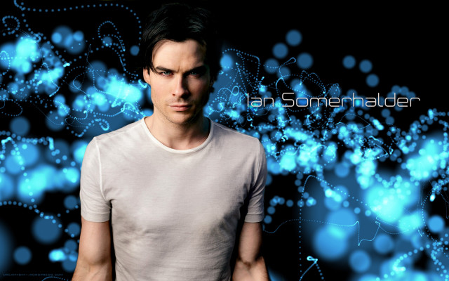 Man blue background bubbles stars free wallpaper - medium preview image