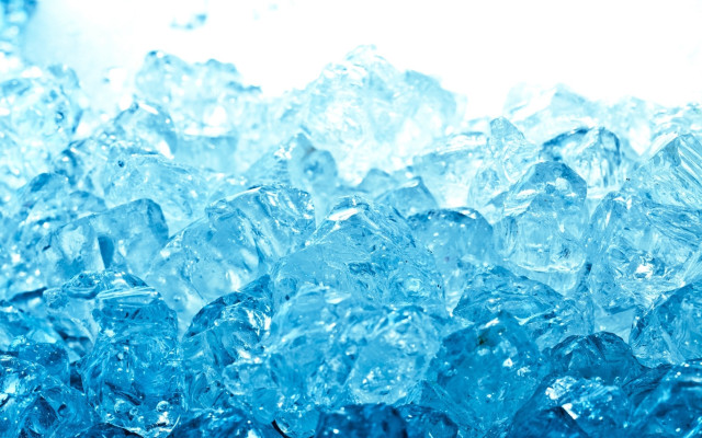Ice crystals white background blue free wallpaper - medium preview image