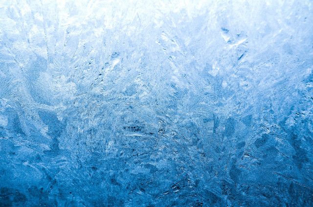 Frosty window blue background clouds free wallpaper - medium preview image